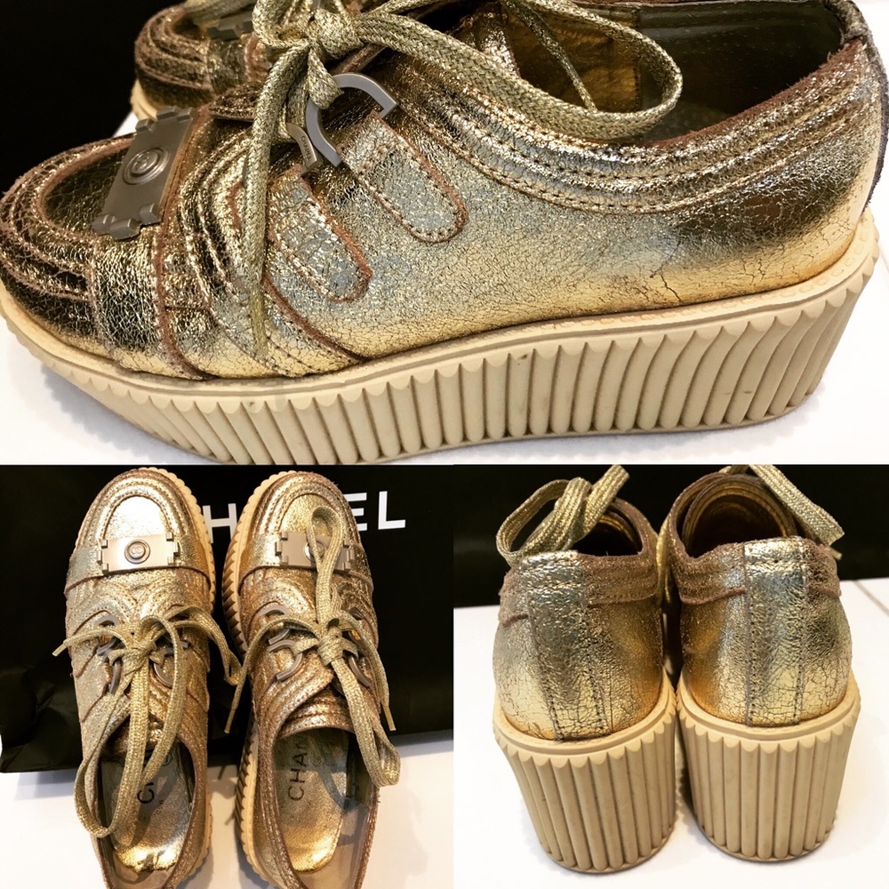 Chanel Runway One of a Kind Platform Sneakers - Sale Price!!!